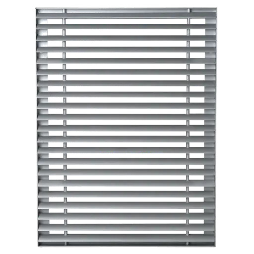 Grille GFE 007 Liseré en encastré sans cadre avec noyau démontable sur mesure