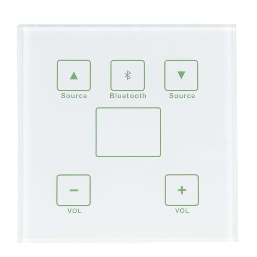 [JDM-AMX-4B] Platine murale tactile selection sources, bluetooth, volume compatible amplificateurs AMX-4
