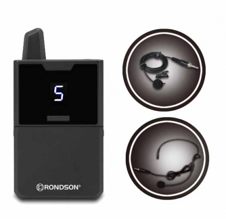 [JDM-BE-2040BP] Boitier micro cravate et serre tête UHF compatible pour BE-2040