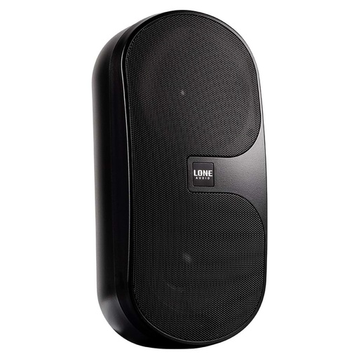 [JDM-LA-WMS5N] Paire d'enceintes murales noires 2 voies 80W en  8 Ohms - IP55