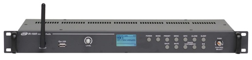 [JDM-IR-100R] Radio Internet FM RDS avec USB & Entrée AUX-230V-19'' 1U