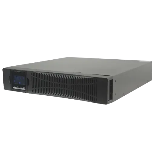 [VDO-UPS1500VA-ON-2-RACK] Onduleurs en ligne pour installation en rack ou en tour Puissance 1500VA/1350W 2 sorties SAI/UPS protégées Temps de charge 4h 90% Hot swappable 3 batteries au plomb-acide scellées (incluses)