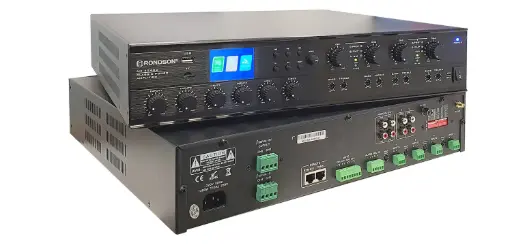 [JDM-AM4240D] Amplificateur matriciel 4 x 240 W - Matrice audio 4 canaux conçue pour appels multi zones et système de sélection multi sources avec lecteur MP3.