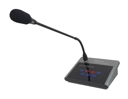 [JDM-PA-04D] Pupitre microphone d'appel 4 zones compatible AM-4240D